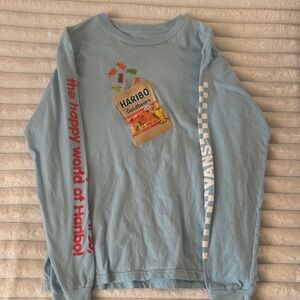 Vans Blue Long Sleeve with Haribo Graphics